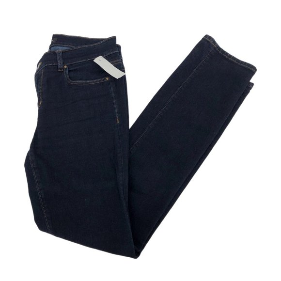 Ann Taylor Blue Straight Leg Jeans | Mid Rise, Size 4 - Picture 1 of 6